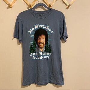 Bob Ross Happy Accidents Tee Shirt size Medium